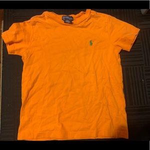 Boys Size 5 Orange/Green Polo Tee